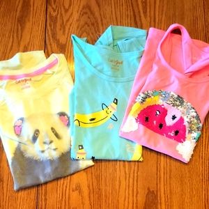 Girls summer tanks and tee.